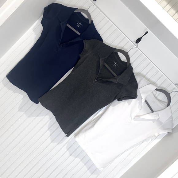 3 Short Sleeve Polo Shirts Size Small - Picture 1 of 10
